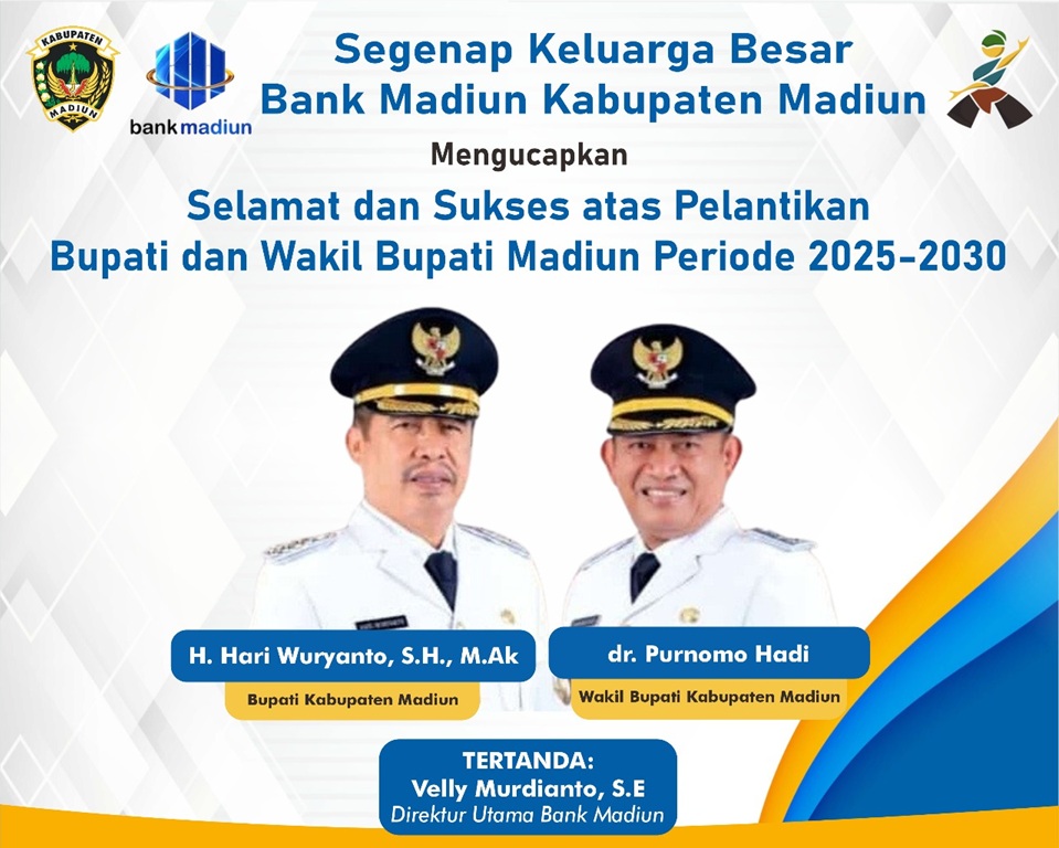 Bupati dan Wakil Bupati Madiun Periode 2025-2030