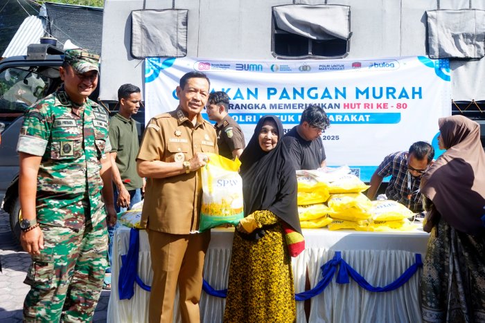 Wakil Bupati Madiun Hadiri Acara Gerakan Pangan Murah Serentak, Masyarakat Menabung Perkuat Ekonomi Daerah
